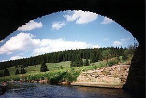 Steinerne Brücke im Schwarzwassertal
